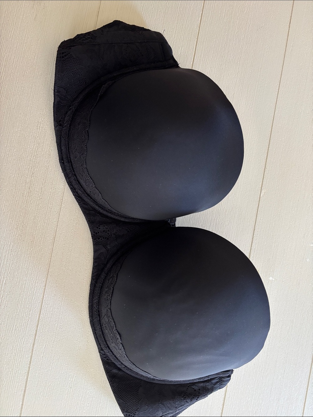 torrid Black Strapless Smooth Molded Bra